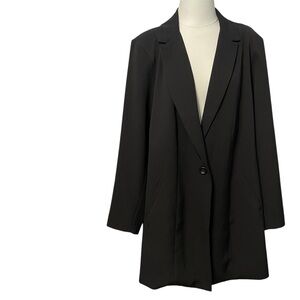Torrid Black All Weather Lightweight Coat